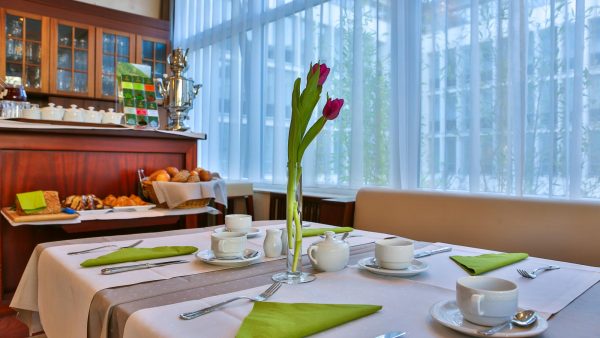 Restaurant / Spiesesaal | Villa Westend Hotel an der Messe | Frankfurts Geheimtipp · Reisende · Urlauber